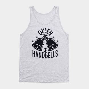 Queen Of Handbells Black Design Tank Top